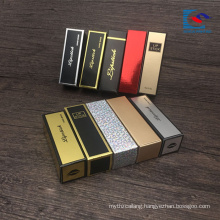 luxury gold and silver stamping cosmetic packaging lipstick boxes